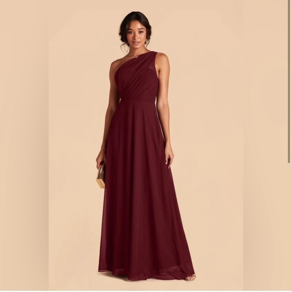 NWT Birdy Grey Kira Dress in Chiffon Cabernet - Picture 2 of 7